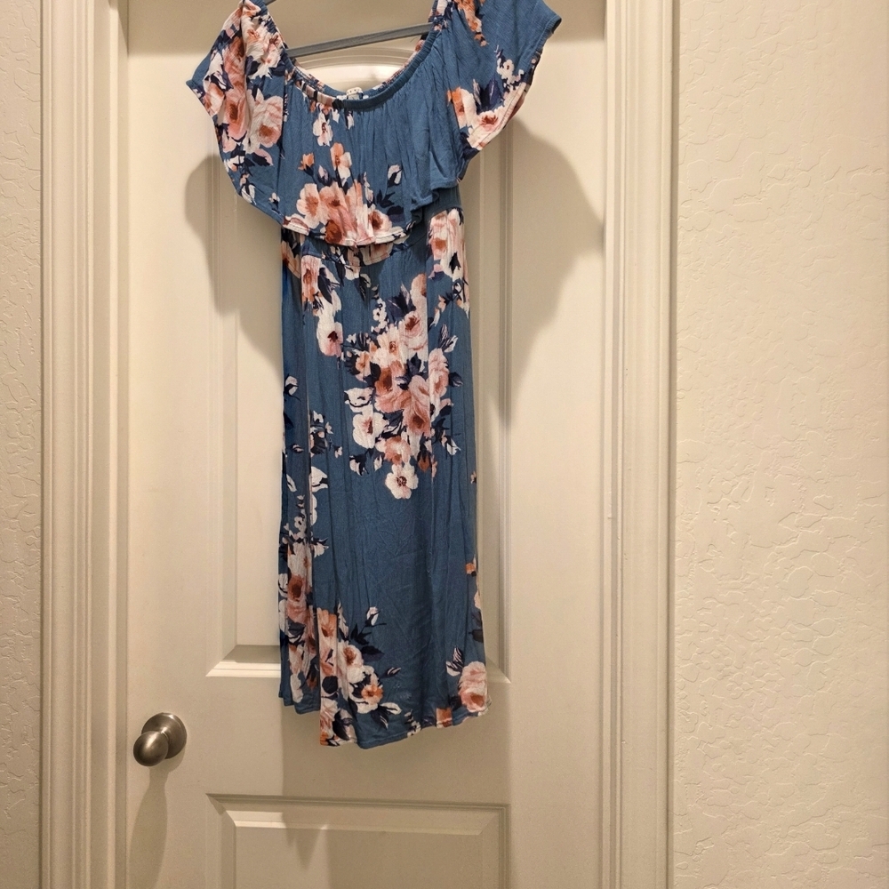 Floral Off-Shoulder Dress